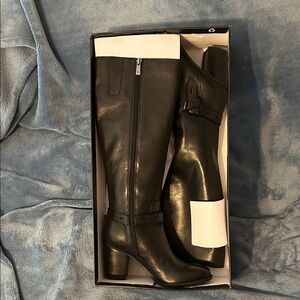 Naturalizer Kamora Black Heeled Boots